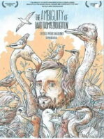 Poster for the film ‘The Ambiguity of David Thomas Broughton’ made by Luke Drozd. Featuring my face surrounded by birds - many of which are references from past moments in my career.